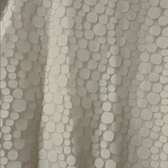 Talbots Cream Textured Dot Blouse - Picture 2 of 5